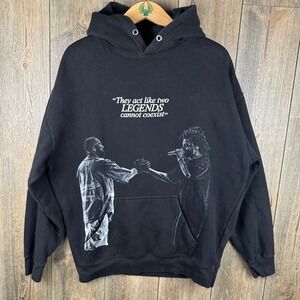 Drake J. Cole Big As The What Tour 2024 Hoodie Dreamville Black Mens Large